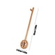 thumbnail image 3 of Cucharilla para mezclar café Asa larga de madera – diseño de hoja de limón, marrón natural, 18 cm, utensilio duradero y sostenible para revolver bebidas de té de café, fácil de limpiar, 1 pack, 3 of 6