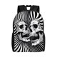 thumbnail image 1 of Disketp Psychedelic Skull Illusion Art Mochila Unisex de Apertura Lateral Completa, Mochila para Laptop para Escuela, Trabajo y Viajes, 1 of 8