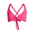 thumbnail image 5 of Time and Tru Women's and Women's Plus Ribbed Twist Front Bikini Top, Sizes XS-2X, 5 of 5