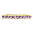 thumbnail image 2 of Amethyst Stackable Band Ring Guard in 14k Yellow Gold (0.38ct), 2 of 3