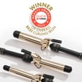 thumbnail image 4 of Rizador cónico ovalado de barril extendido de oro de 24 quilates HOT TOOLS para rizos con cuerpo | Sin pinzas para un peinado rápido y fácil. Tecnología de oro de 24 quilates, la favorita de los fans,, 4 of 5
