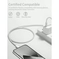 thumbnail image 3 of USB C Cable, USB C to USB C Charger Cord 3ft, Type C Charging Cable Braided for iPhone 15, Samsung Galaxyr Gray, 3 of 4
