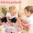 Freecat Tea Set for Little Girls, Princess Tea Time Toys Playset