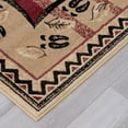 thumbnail image 5 of Brown Moose with Fish Print Outdoor Wilderness Area Rug (7' 7" x 10' 6"), 5 of 6