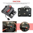 thumbnail image 3 of LOVIVER 50A Amp Manual Reset Circuit Breaker 12v/36v Car Auto Boat Audio Stereo Fuse, 3 of 8