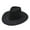 Black, variant on Cowboy Hat Western Beach Sun Hat Cowboy Hat with String Women's Hats for Men's Caps for Men Brown One Size