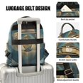 thumbnail image 4 of JIALIOU Mini Backpack Purse for Women Quilted Casual Daypack Small Travel Shoulder Bag, Abstract Clear Cerulean Geometric, 4 of 7
