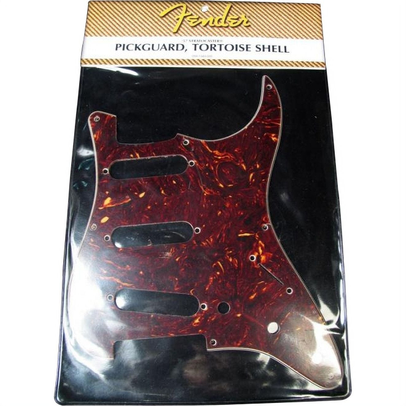 Fender Vintage-Style Pickguard, Stratocaster, 8-Hole - Tortoise Shell Tortoise Shell Stratocaster - 8 Hole Modern Pickguard