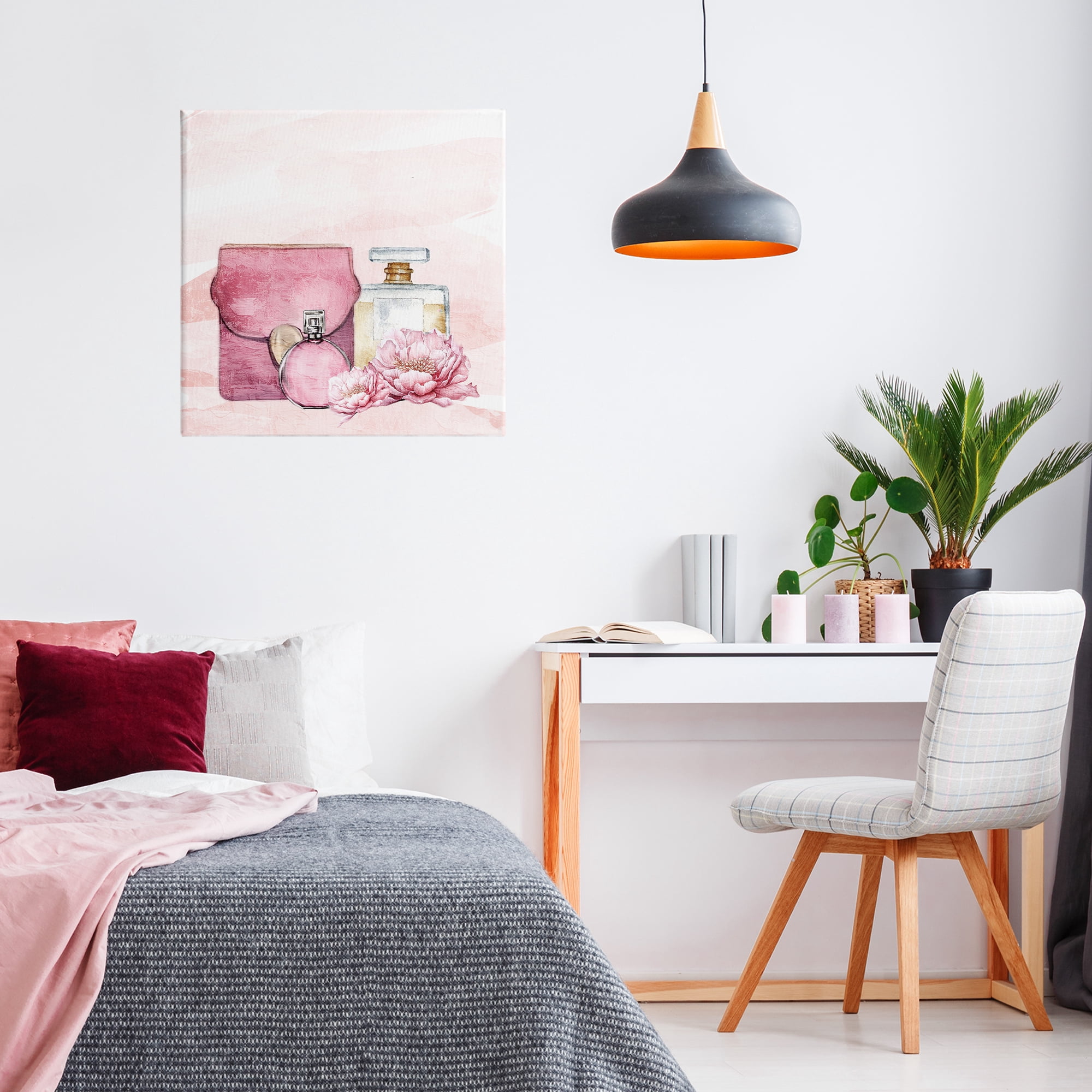 Stupell Industries Blush Glam Time Collection Canvas Wall Art, design by Kim Allen