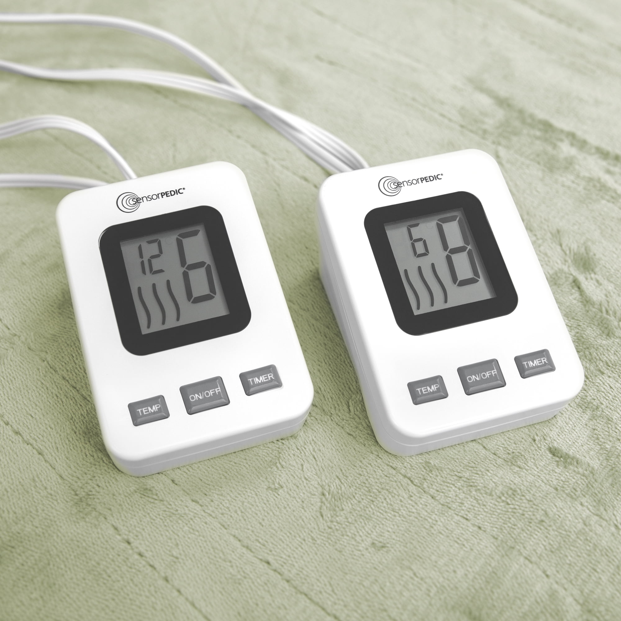 SensorPEDIC Electric Warming Blanket with SensorSafe Two Digital