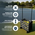 thumbnail image 5 of Tourna Ballport Deluxe Tennis Ball Pickup with Wheels - Blue, 5 of 5