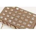 thumbnail image 4 of Kukuzhu Rhinestone Evening Bags Women Chic Square Wedding Party Evening Clutch Purse Shoulder Bag, 4 of 4