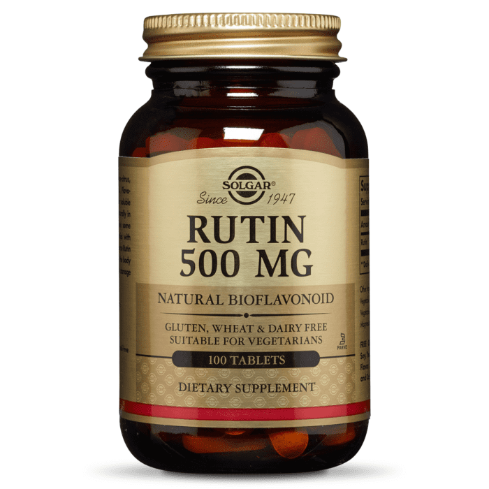 Rutin 500mg Solgar 100 Tabs - Walmart.com