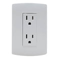 thumbnail image 1 of Contacto Dúplex Leviton Plástico Blanco 15A 125250V, 1 of 3