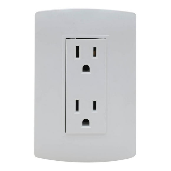 Contacto Dúplex Leviton Plástico Blanco 15A 125250V
