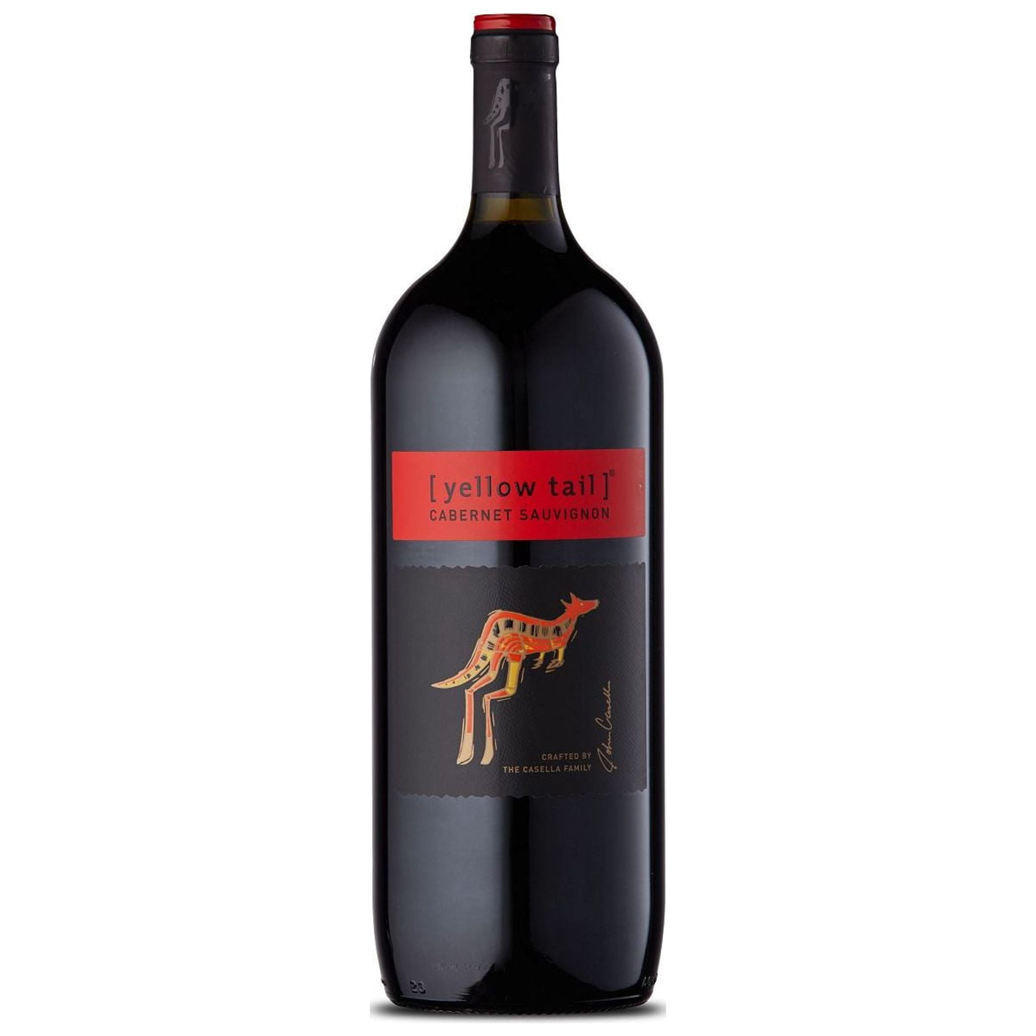 Yellow Tail Cabernet Sauvignon Australia Red Wine, 1.5 L Bottle, 13.50% ABV