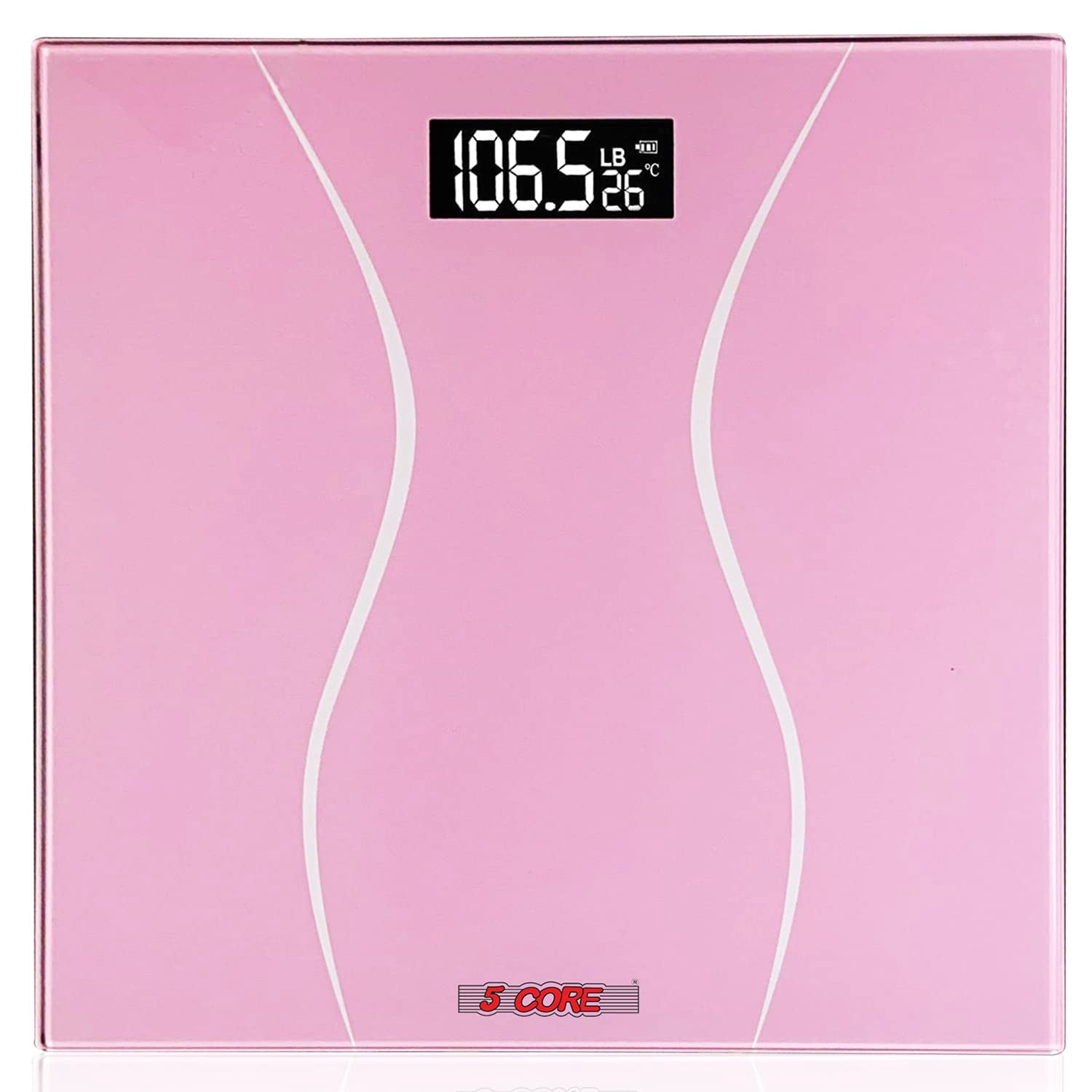 Rechargeable Digital Scale for Body Weight, Precision Bathroom Weighing