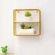 thumbnail image 1 of Estante De Pared, Instalacin Sin Taladro, Estante Ajustable, Diseo Minimalista Moderno, Ideal Para Sala De Estar, Dormitorio, Entrada, Almacenamiento En Altura, Organizador Que Ahorra, UKHBMC, 1 of 6