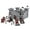 B, variant on segolike Castle Battle Model Set Puzzle Game Multicolor Knight for Home Ages B