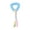 B001- Blue, variant on Pet Chew Supply, Dog Tug of War Toys, Dog Dental Chew, Dog Chew Toys for Small Dogs, Pink 7X3 Inch Braided Knot Tug Rope Toys, for Puppy Teeth, Interactive Bonding Time and No