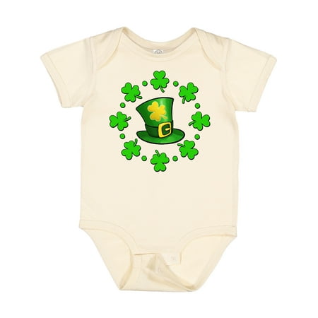 

Inktastic St. Patricks Day Shamrocks and Hat Gift Baby Boy or Baby Girl Bodysuit