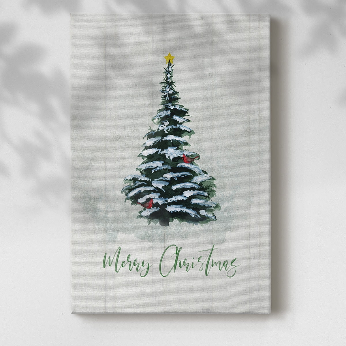Winter Pine Christmas- Gallery Wrapped Canvas