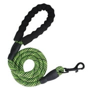 Heavy Duty Dog Leash, Long Rope Leash for Dog Training with Swivel Lockable Hook,Reflective Threads and Comfortable Handle,Dog Lead for Walking,Hunting,Camping for Medium and Large Dog