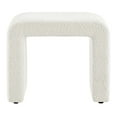 thumbnail image 4 of Simba Boucle Fabric Waterfall Stool in Ivory, 4 of 10