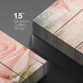 thumbnail image 4 of wall26 Canvas Print Wall Art Rose Bouquet on Wood Panels Nature Floral Illustrations Modern Art Rustic Scenic Relax/Calm Multicolor for Living Room, Bedroom, Office - 32"x48", 4 of 5