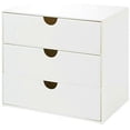 thumbnail image 1 of 3-Drawer Vanity Organizer, Compact Storage Organization Drawers Set For Cosmetics, Dental Supplies, Bathroom, Dorm, Desk, 1 of 5