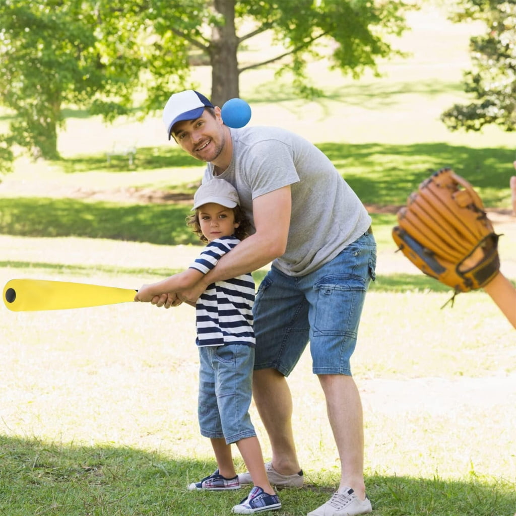 Yokua Soft Baseball Bat Toy with Balls for Indoor Outdoor Learning Game Playing
