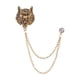 thumbnail image 2 of Pin de solapa de animal para hombre, broche retro, cadena de pin de solapa para sombrero, abrigo para hombre, mujer, hombre, fiesta Dorado, 2 of 8