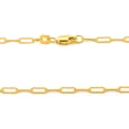 thumbnail image 2 of Cadena Clip Casa del Anillo 2 por 4 mm 55 cm Oro Sólido 10K amarillo, 2 of 4