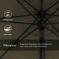 thumbnail image 3 of California Umbrella 9' Patio Umbrella in Woven Sesame, 3 of 5