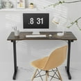 thumbnail image 3 of Bureau d'Ordinateur Bureau à Domicile Table d'Écriture 45,5 x 22 Pouces (Noir), 3 of 9