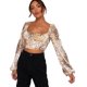 thumbnail image 2 of Ichuanyi liquidación moda sexy cuello estampado para mujeres Camisa de manga larga ICHUANYI WER2023082209109, 2 of 9