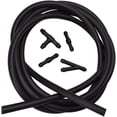 thumbnail image 1 of miduoudo-Car Windshield Washer Fluid Hose Kit,200cm (78.8inch) Windshield Sprayer Hose Windshield Jet Spray Wiper Hose Replacement with 4pcs Black Connectors to Connect Car Water Pump and Nozzles, 1 of 4