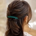 thumbnail image 4 of SPOORYYO 2 Pack Matte French Barrettes Hair Clips for Women, Rectangle Spring Hair Clips, Solid Color Hair Accessories, Random Color Hair Barrettes for Bangs and Half Up Hairstyles, 4 of 4