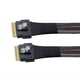 thumbnail image 3 of Cable de Alta Velocidad para Servidor SFF-8654 Slim SAS una PCI-e Slimline SAS 4.0 SFF-8654 8I 74 Pines, Cable de Datos para Matriz de Discos de Servidor Host, 3 of 5