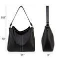 thumbnail image 3 of Bolso Hobo Montana West MWC-128ABK de piel vegana para mujer, 3 of 6