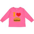 thumbnail image 3 of Inktastic I Love Cheeseburgers Boys or Girls Long Sleeve Toddler T-Shirt, 3 of 5