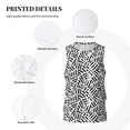 thumbnail image 3 of Sikiie Weave Geometric Basketball Jersey Reversible Men's Mesh Athletic Sports Shirts Training Practice S-4XLX-Large, 3 of 6