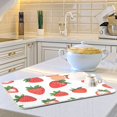 thumbnail image 6 of Yayeee Dish Drying Mat for Kitchen Counter Ultra Absorbent Easy Clean Pad 18x16", Strawberry, 6 of 7