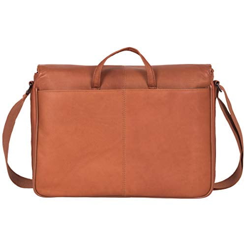 Kenneth Cole Reaction Colombian Leather Slim Single Compartment Flapover  Business Messenger Bag, Cognac - Walmart.ca