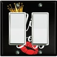 thumbnail image 1 of Metal Light Switch Plate Cover Queen Crown Kiss Miss Boss SGN003, 1 of 13