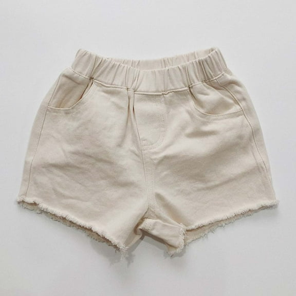 Toddler Girl Shorts Classic Fit Elastic Waist Shorts Pull-On Boys' Athletic Shorts 1-2 Years Clothes for Girls