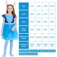 thumbnail image 7 of Hawaiian Animal Costume for Girls with Ears Headband Accessories Cartoon Dog Tulle dress Halloween, 7 of 7