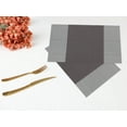thumbnail image 6 of REGALWOVEN Placemats Set of 6 Easy Clean Placemats for Kitchen Dining Table Decor Washable Heat Resistant Table Placemats Wipeable Table Mat Coffee 18*12in, 6 of 7