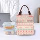 thumbnail image 1 of ¡Ahorra Más!, Bolsa térmica portátil de algodón y lino, bolsa para el almuerzo, bolsa térmica y fría para el almuerzo, bolsa de picnic portátil Akmoler, 1 of 9