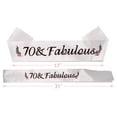 thumbnail image 4 of 70th Birthday Gifts for Women, 70th Birthday Tiara and Sash, 70 Fabulous Sash and Crystal Tiara, 70th Birthday Decorations for Women, 70th Birthday Party Supplies, Happy 70th Birthday, 4 of 7